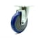 Service Caster Universal Kitchen Caster - 5" Blue Poly Wheel - Swivel SCC-20S514-PPUB-BLUE-TPU1 - alternate 1
